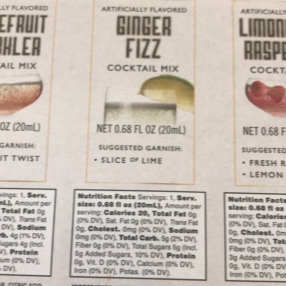 Mini flavoring bottles for Prosecco 7 out of 12 - Picture 6 of 11